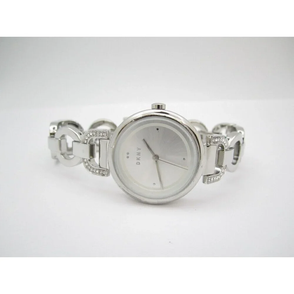 Women DKNY Quartz WR Analog 29mm Dial Round Watch (G701) 